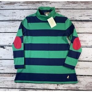 The Beaufort Bonnet Company || TBBC‎ Tenley Tunic Size 7 Blue Green Striped NWT